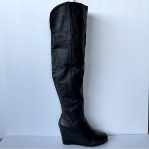 Chinese Laundry Leather Over-the-Knee Boots. Ladies Size 8.5.